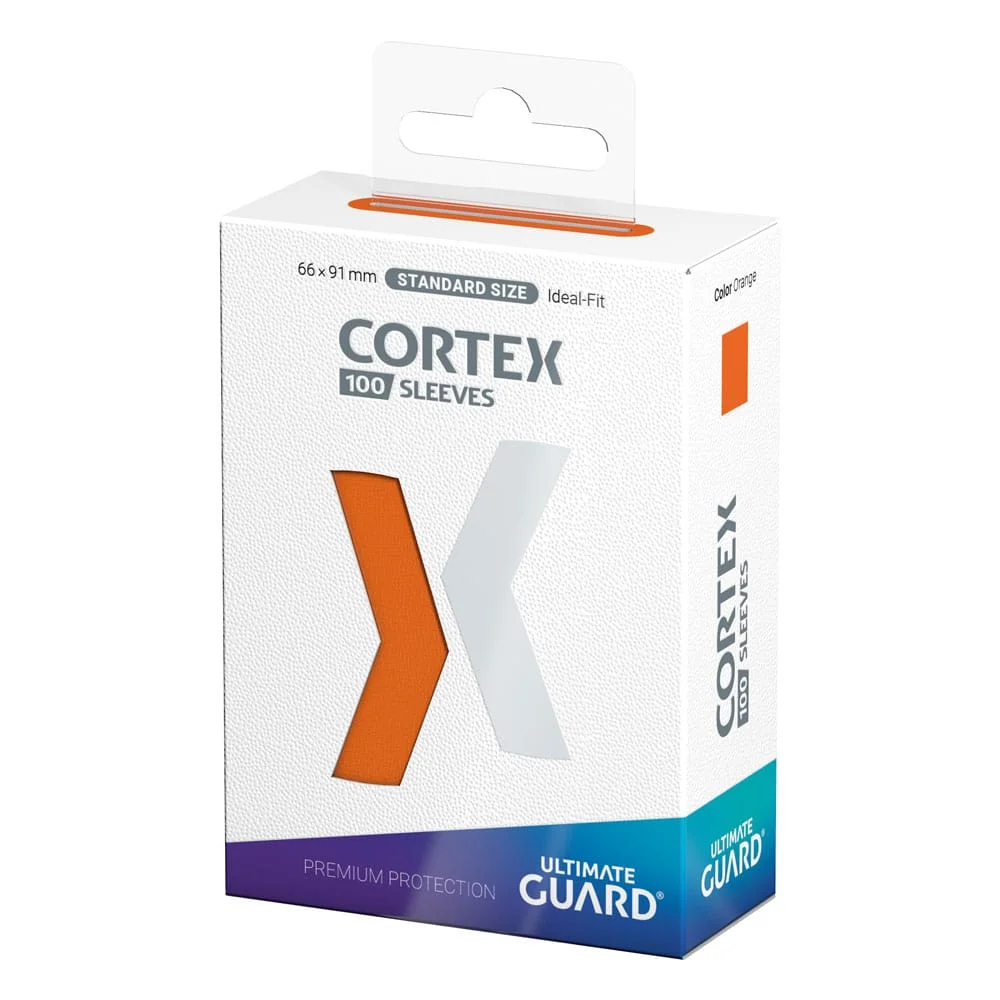 Ultimate Guard Cortex Sleeves Standard Size 66 x 91 mm (100 Sleeves) - Orange